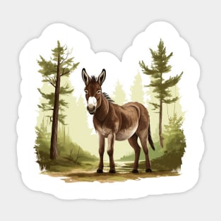 Little Donkey Sticker